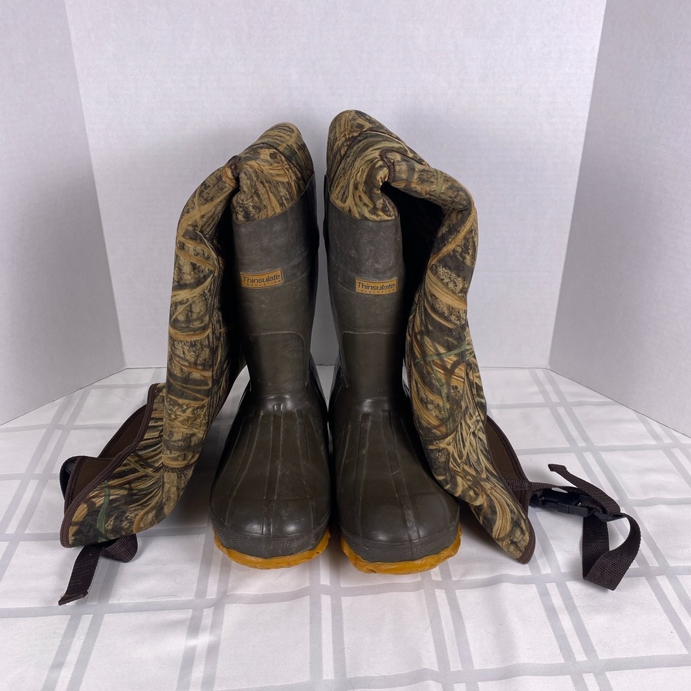 Cabela's Neoprene Camo‎ Hip Waders Men's Sz 8. Thinsulate